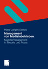 Buchcover Management von Medizinbetrieben