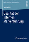 Buchcover Qualität der Internen Markenführung