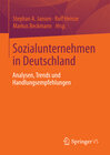 Buchcover Sozialunternehmen in Deutschland