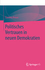 Buchcover Politisches Vertrauen in neuen Demokratien