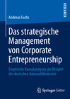 Buchcover Das strategische Management von Corporate Entrepreneurship