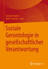Buchcover Soziale Gerontologie in gesellschaftlicher Verantwortung
