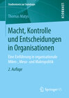 Buchcover Macht, Kontrolle und Entscheidungen in Organisationen