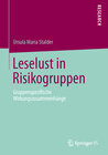 Buchcover Leselust in Risikogruppen