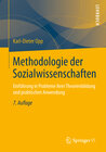 Buchcover Methodologie der Sozialwissenschaften