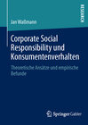 Buchcover Corporate Social Responsibility und Konsumentenverhalten