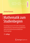 Buchcover Mathematik zum Studienbeginn