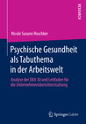 Buchcover Psychische Gesundheit als Tabuthema in der Arbeitswelt