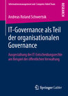Buchcover IT-Governance als Teil der organisationalen Governance
