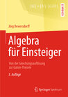 Buchcover Algebra für Einsteiger