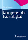 Buchcover Management der Nachhaltigkeit