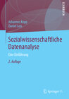 Buchcover Sozialwissenschaftliche Datenanalyse