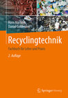 Buchcover Recyclingtechnik