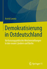 Buchcover Demokratisierung in Ostdeutschland