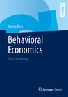 Buchcover Behavioral Economics