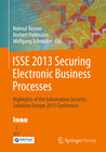 Buchcover ISSE 2013 Securing Electronic Business Processes