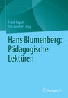 Buchcover Hans Blumenberg: Pädagogische Lektüren