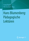 Buchcover Hans Blumenberg: Pädagogische Lektüren