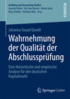Buchcover Wahrnehmung der Qualität der Abschlussprüfung