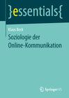 Buchcover Soziologie der Online-Kommunikation