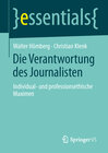 Buchcover Die Verantwortung des Journalisten