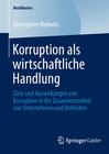 Buchcover Korruption als wirtschaftliche Handlung