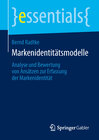 Buchcover Markenidentitätsmodelle