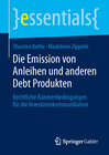 Buchcover Die Emission von Anleihen und anderen Debt Produkten