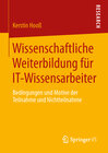 Buchcover Wissenschaftliche Weiterbildung für IT-Wissensarbeiter