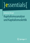 Buchcover Kapitalismusanalyse und Kapitalismuskritik