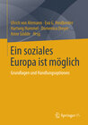 Buchcover Ein soziales Europa ist möglich