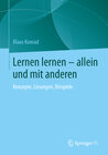 Buchcover Lernen lernen – allein und mit anderen