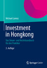 Buchcover Investment in Hongkong