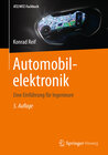 Buchcover Automobilelektronik