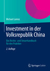 Buchcover Investment in der Volksrepublik China