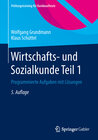 Buchcover Wirtschafts- und Sozialkunde Teil 1