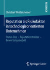 Buchcover Reputation als Risikofaktor in technologieorientierten Unternehmen