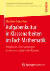Buchcover Aufgabenkultur in Klassenarbeiten im Fach Mathematik