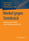 Buchcover Merkel gegen Steinbrück