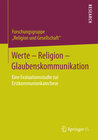 Buchcover Werte - Religion - Glaubenskommunikation