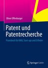 Buchcover Patent und Patentrecherche