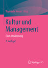 Buchcover Kultur und Management