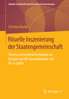 Buchcover Rituelle Inszenierung der Staatengemeinschaft