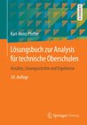 Buchcover Lösungsbuch zur Analysis für technische Oberschulen