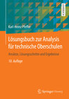 Buchcover Lösungsbuch zur Analysis für technische Oberschulen