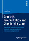 Buchcover Spin-offs, Diversifikation und Shareholder Value