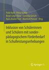 Buchcover Inklusion von Schülerinnen und Schülern mit sonderpädagogischem Förderbedarf in Schulleistungserhebungen