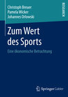 Buchcover Zum Wert des Sports