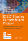 Buchcover ISSE 2014 Securing Electronic Business Processes