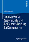 Buchcover Corporate Social Responsibility und die Kaufentscheidung der Konsumenten